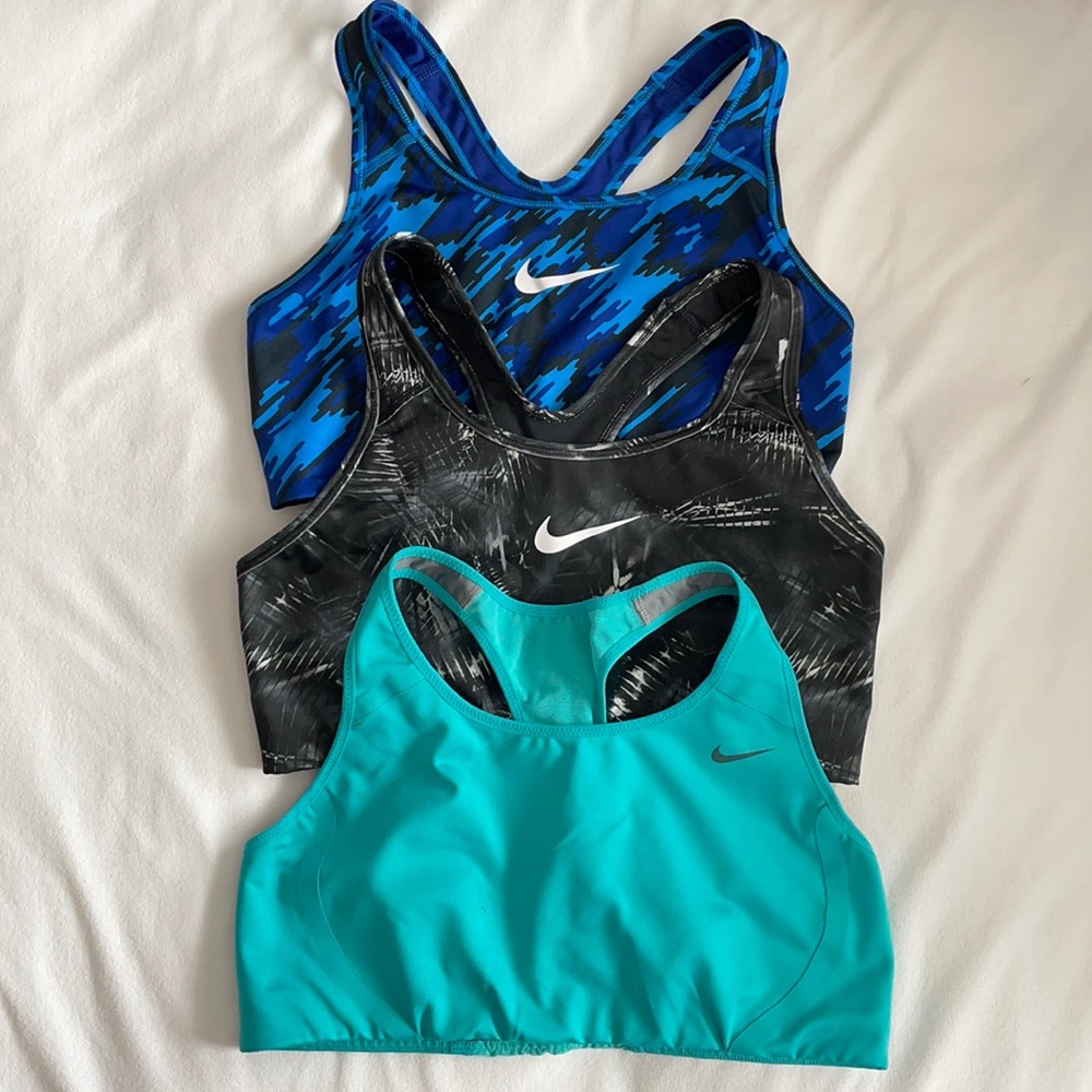 Lot of 3 Nike sports bras